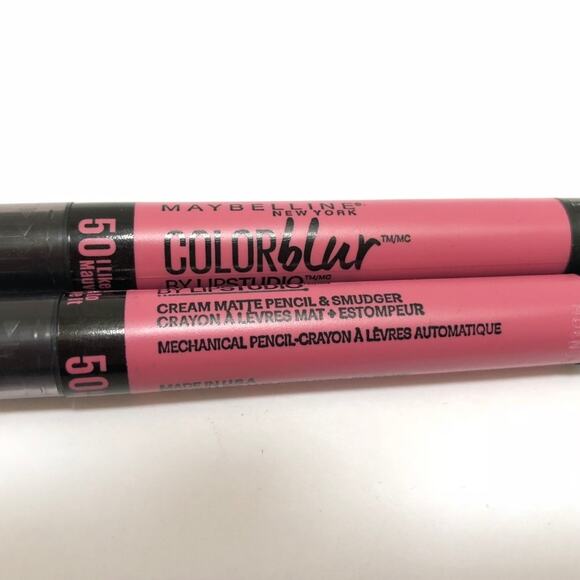 2pk Maybelline Color Blur Matte Lipsticks Mauve - Picture 5 of 7
